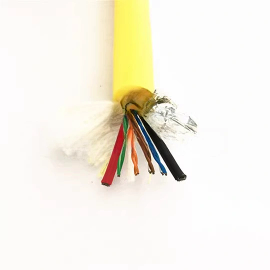 ROV underwater robot twisted conductor OEM zero buoyancy floating cable