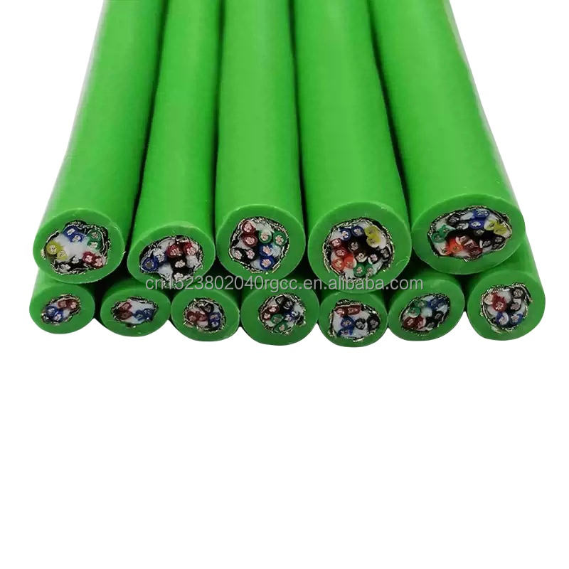 TRVVSP 2/4/6/8/10/12/16-Core Flexible Drag-Chain Cable, Twisted Pair Shielded Servo Encoder Cable, P&hellip;