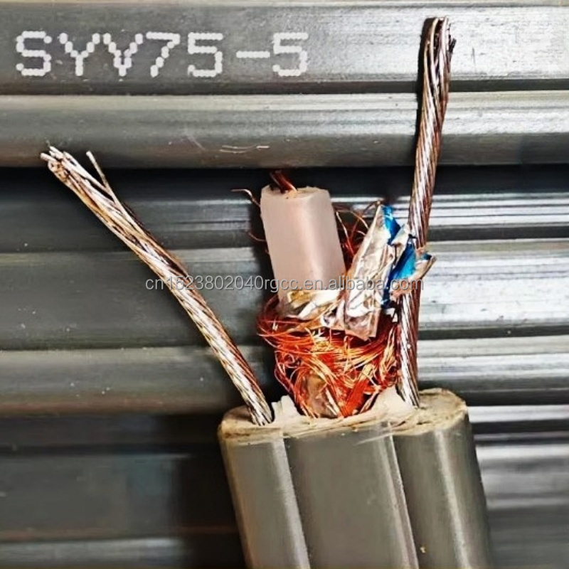 TVVB2G Flat Hybrid Power, Network, Fiber & Coax Video Cable | Composite Gas Pipeline Cable