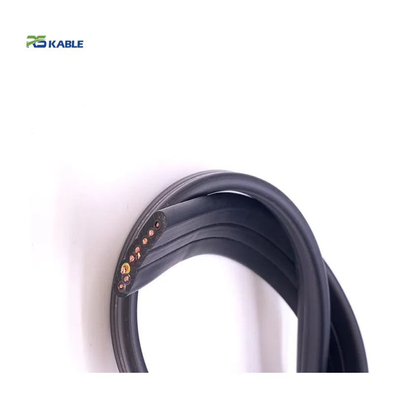12-Core 0.5mm² Heavy-Duty Flat Cable for Crane & Hoist Systems | Industrial Grade