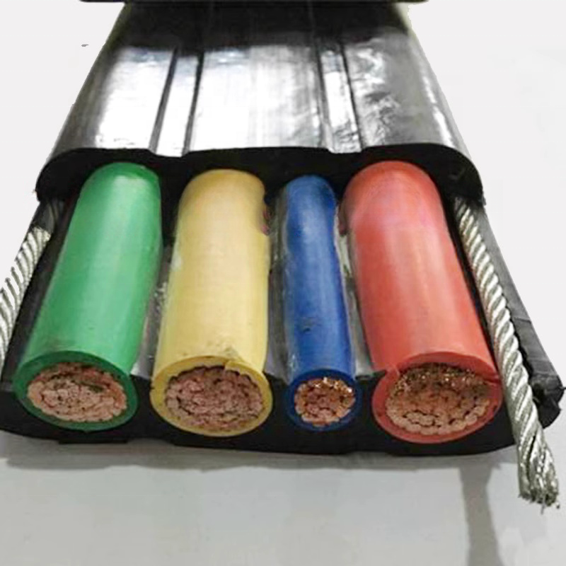 Custom Flexible Elevator Travel Cable | 12×0.75 Flat Lift Cable for Automatic Hoist Systems