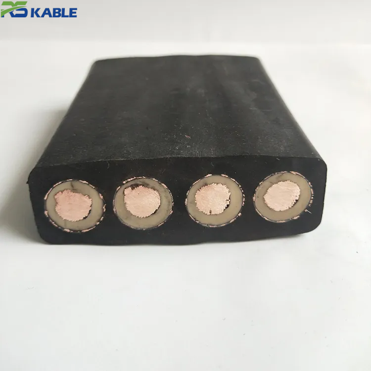 18C×1.5mm High-Voltage Industrial Silicone Rubber Pendant Cable | Crane-Specific Cable | 150m Reel