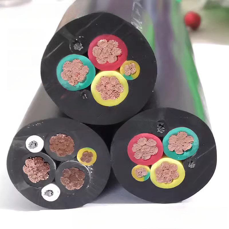 Custom Industrial 3-Core PVC Reel Cable 3×16/25 + 1×10/16 | Copper Conductors with Steel Reinforceme&hellip;