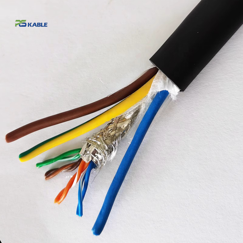 High‑Temperature Resistant Network Cable with HDPE Insulation & Kevlar Braided Tensile Reinforc&hellip;