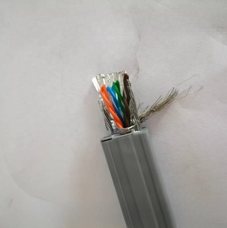 TVVBPG Dual-Steel Reinforced Shielded Flat Elevator Traveling Cable – High Tensile Wear-Resistant Lift Cable