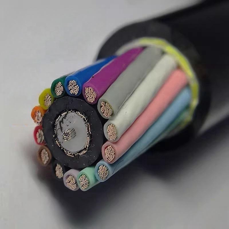 Pipeline Inspection & Maintenance Robot Cable with CCTV Signal and Power Coaxial Video Composite Cable