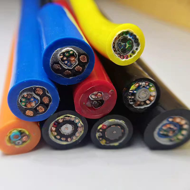 TPU/PUR Polyurethane Ultra-Flexible Drag Chain Cable | Video Power Drag Chain Integrated Cable for R&hellip;