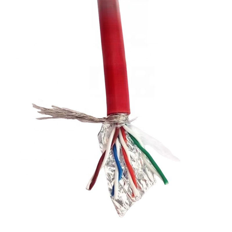 200°C PTFE Ethernet Cable – Custom Length, Industrial Applications