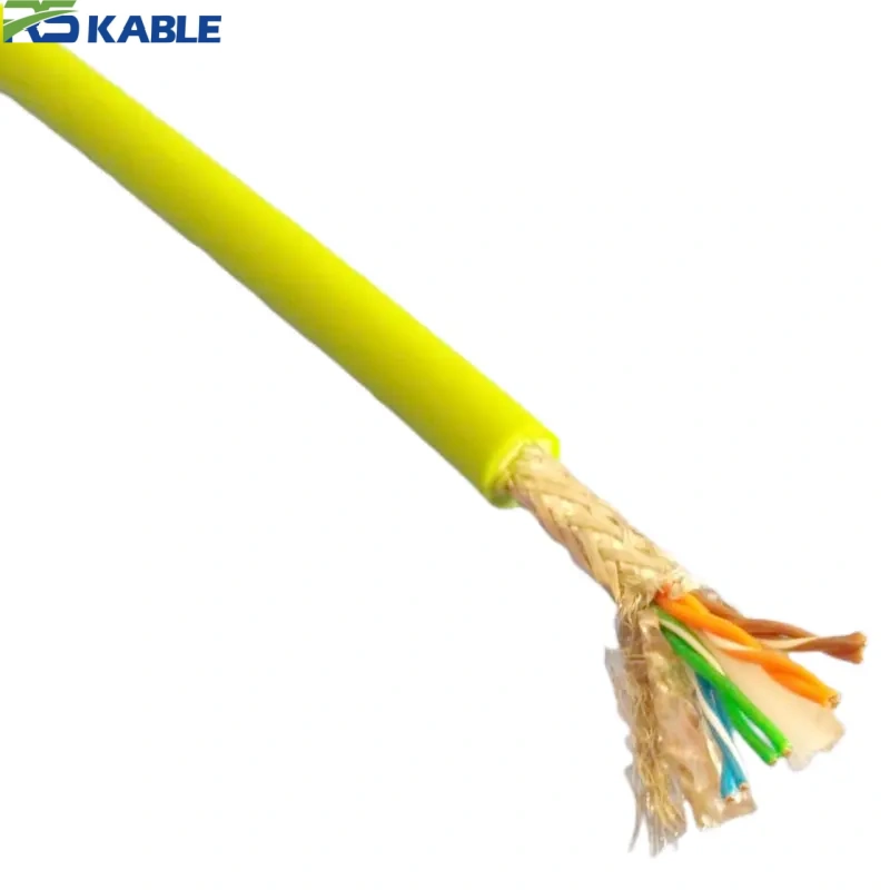 TPE/PUR High-Flex Ethernet & Power Combo Cable | Oil & Abrasion Resistant