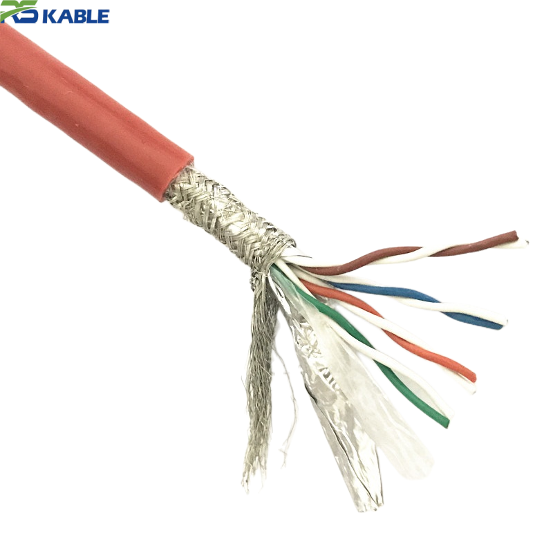 FEP CAT5E Ethernet Cable | High Temperature Industrial Network Cable for Harsh Environments