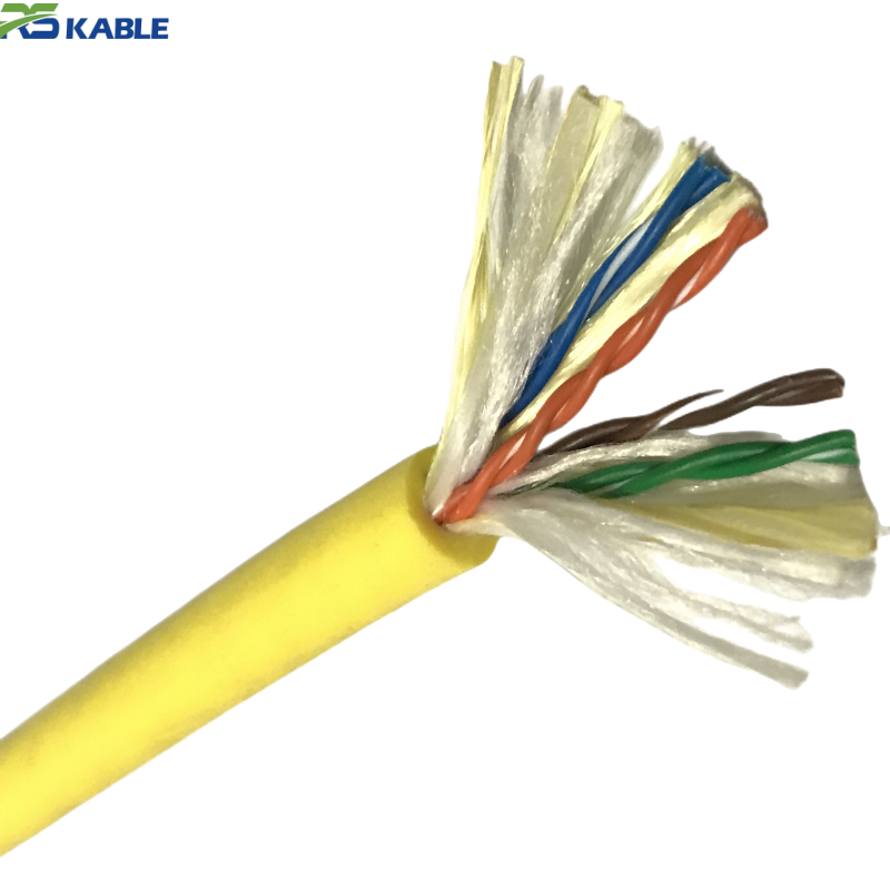 Neutral Buoyancy 8-Core Ethernet Cable 4×2×26AWG | Underwater ROV Communication Cable